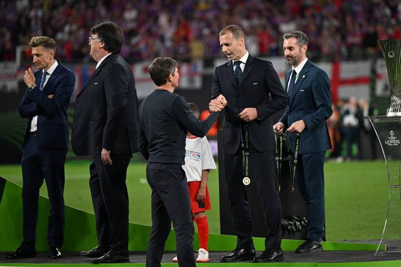 Football. UEFA Conference League Final. Crystal Palace - Rayo Vallecano. 27.05.2026