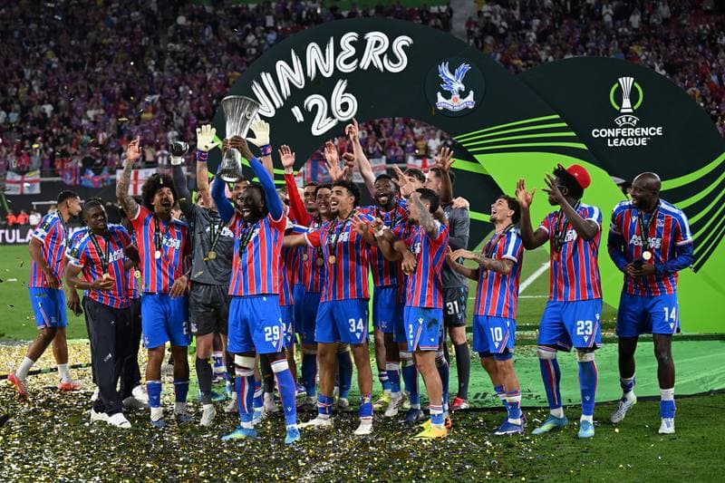 Football. UEFA Conference League Final. Crystal Palace - Rayo Vallecano. 27.05.2026