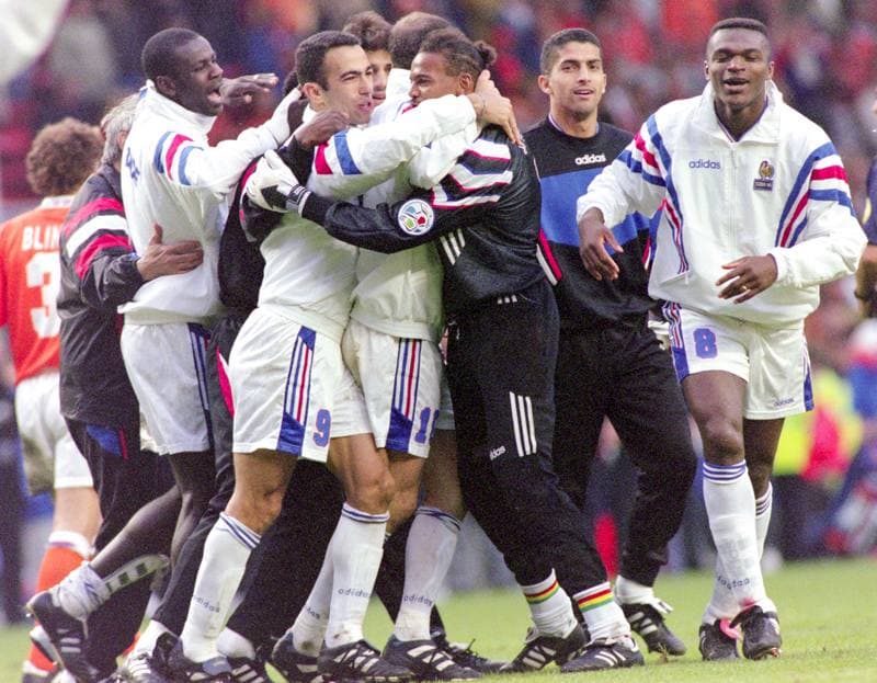 Football. UEFA EURO 1996. France - Netherlands. 22.06.1996