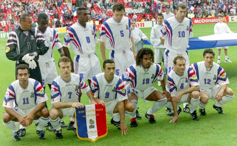 Football. UEFA EURO 1996. France - Netherlands. 22.06.1996