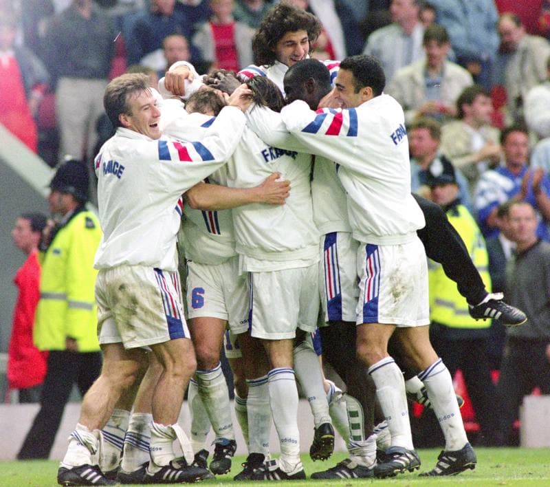 Football. UEFA EURO 1996. France - Netherlands. 22.06.1996