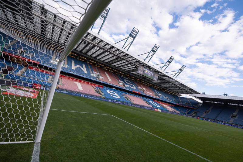 Football. Betclic I Liga. KS Wieczysta Krakow - Polonia Warszawa. 28.05.2026