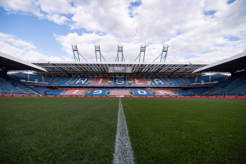 Football. Betclic I Liga. KS Wieczysta Krakow - Polonia Warszawa. 28.05.2026