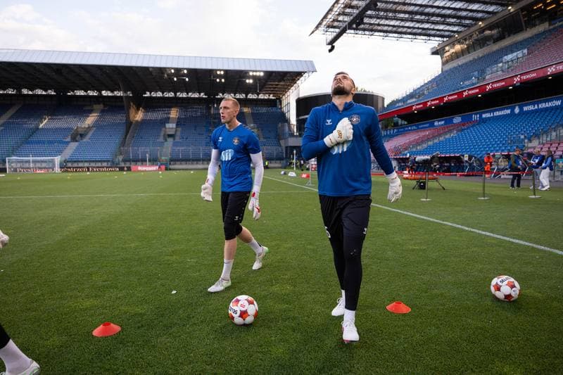 Football. Betclic I Liga. KS Wieczysta Krakow - Polonia Warszawa. 28.05.2026