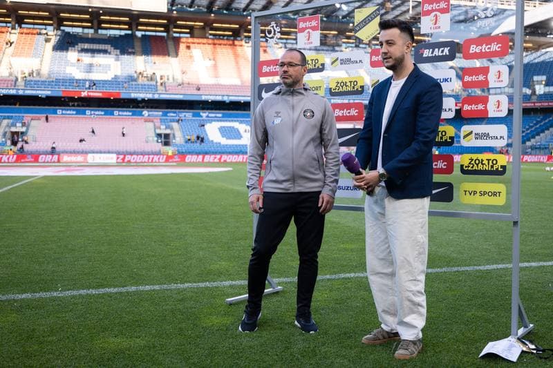 Football. Betclic I Liga. KS Wieczysta Krakow - Polonia Warszawa. 28.05.2026