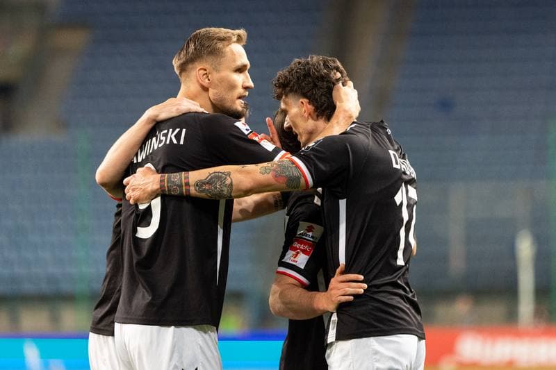 Football. Betclic I Liga. KS Wieczysta Krakow - Polonia Warszawa. 28.05.2026