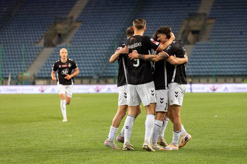 Football. Betclic I Liga. KS Wieczysta Krakow - Polonia Warszawa. 28.05.2026