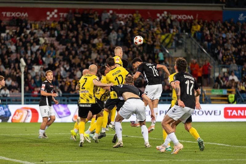 Football. Betclic I Liga. KS Wieczysta Krakow - Polonia Warszawa. 28.05.2026