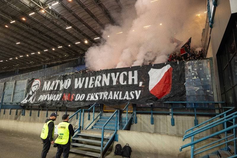 Football. Betclic I Liga. KS Wieczysta Krakow - Polonia Warszawa. 28.05.2026