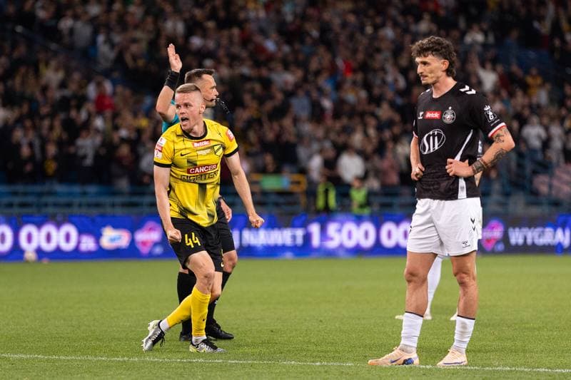 Football. Betclic I Liga. KS Wieczysta Krakow - Polonia Warszawa. 28.05.2026
