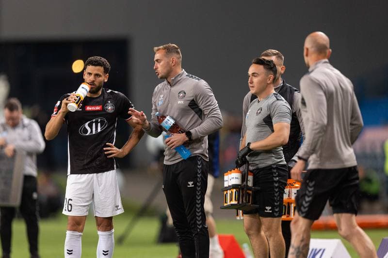 Football. Betclic I Liga. KS Wieczysta Krakow - Polonia Warszawa. 28.05.2026