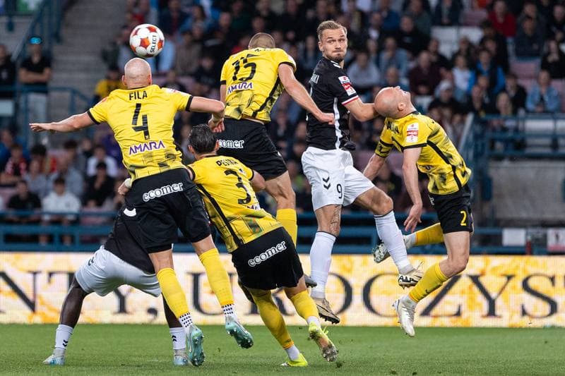 Football. Betclic I Liga. KS Wieczysta Krakow - Polonia Warszawa. 28.05.2026