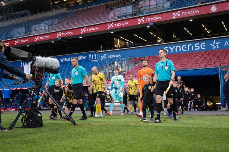 Football. Betclic I Liga. KS Wieczysta Krakow - Polonia Warszawa. 28.05.2026