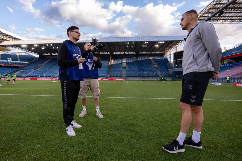 Football. Betclic I Liga. KS Wieczysta Krakow - Polonia Warszawa. 28.05.2026