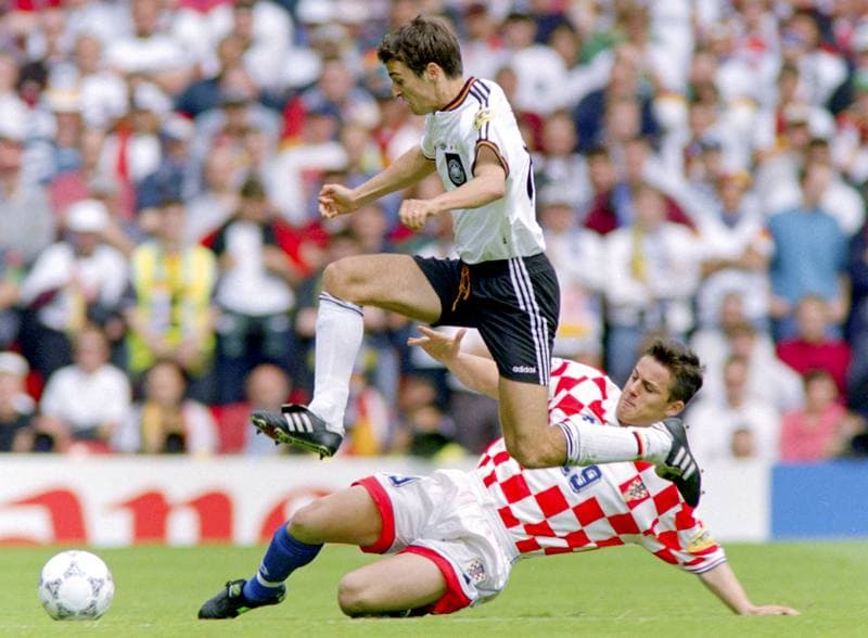 Football. UEFA EURO 1996. Germany - Croatia. 23.06.1996