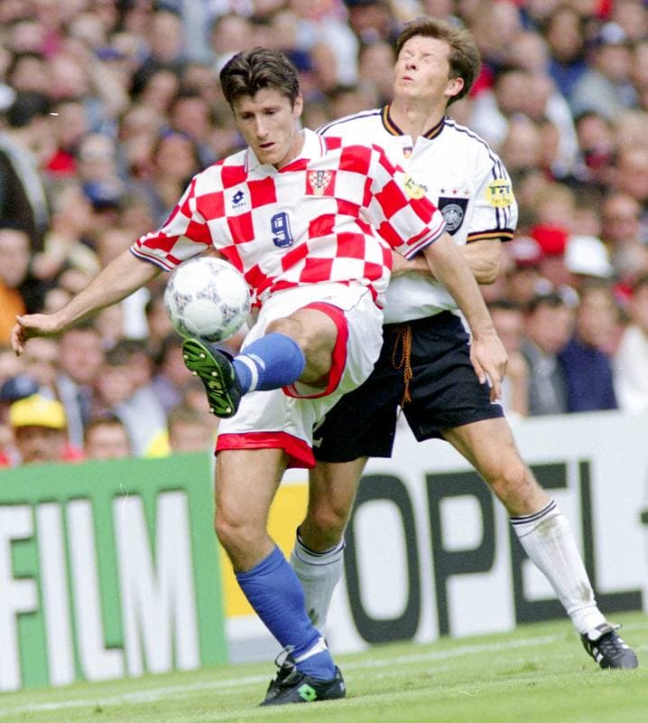 Football. UEFA EURO 1996. Germany - Croatia. 23.06.1996