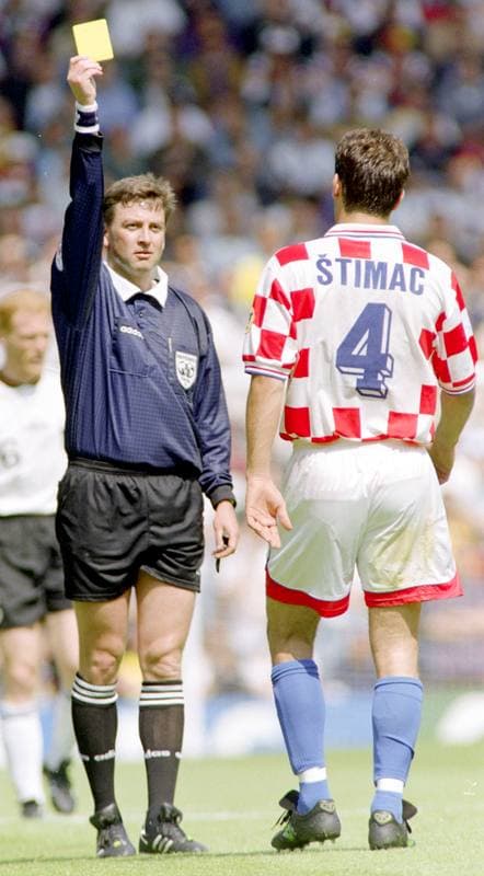Football. UEFA EURO 1996. Germany - Croatia. 23.06.1996