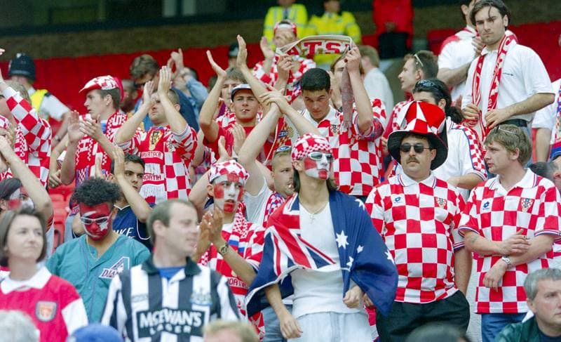 Football. UEFA EURO 1996. Germany - Croatia. 23.06.1996
