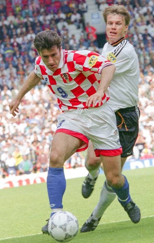 Football. UEFA EURO 1996. Germany - Croatia. 23.06.1996