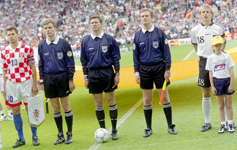 Football. UEFA EURO 1996. Germany - Croatia. 23.06.1996