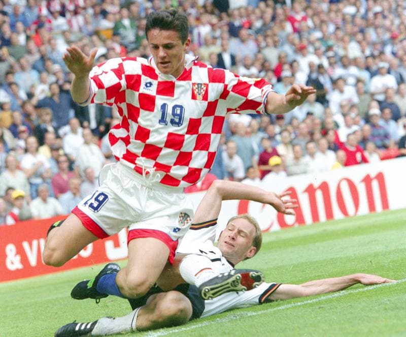 Football. UEFA EURO 1996. Germany - Croatia. 23.06.1996
