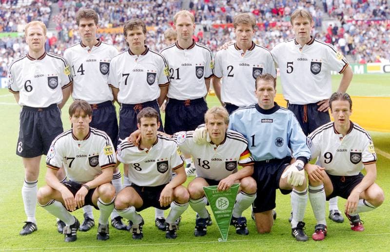 Football. UEFA EURO 1996. Germany - Croatia. 23.06.1996