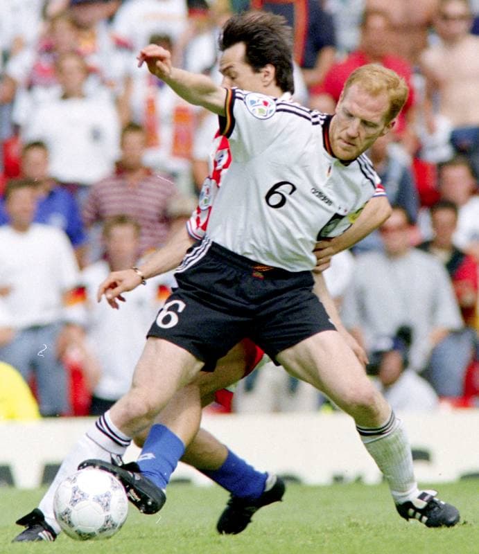 Football. UEFA EURO 1996. Germany - Croatia. 23.06.1996