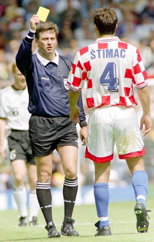 Football. UEFA EURO 1996. Germany - Croatia. 23.06.1996