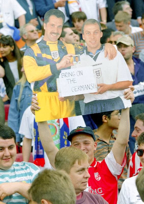 Football. UEFA EURO 1996. Germany - Croatia. 23.06.1996