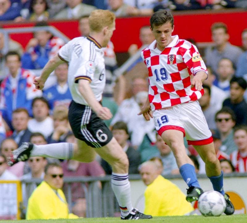 Football. UEFA EURO 1996. Germany - Croatia. 23.06.1996