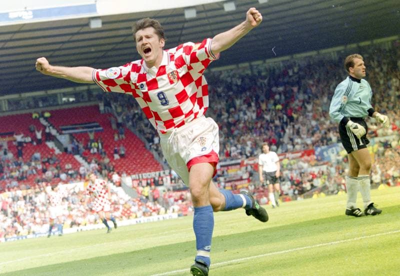 Football. UEFA EURO 1996. Germany - Croatia. 23.06.1996