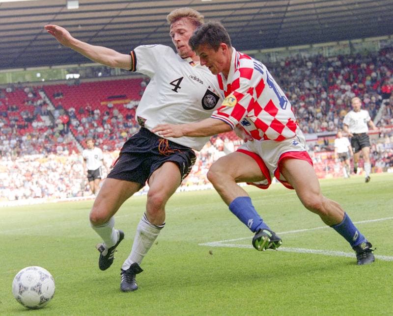 Football. UEFA EURO 1996. Germany - Croatia. 23.06.1996
