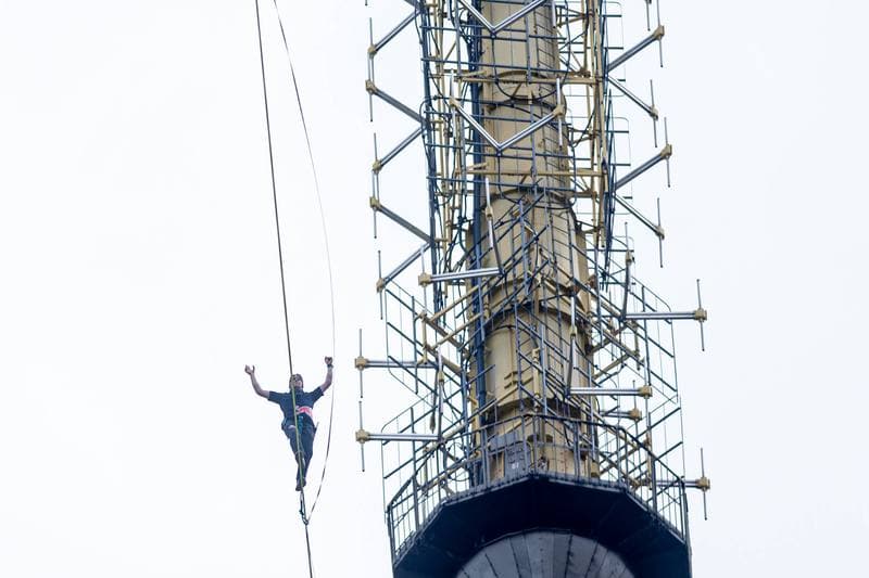 Slacklining. Red Bull Linia Czasu. Jaan Roose. 31.05.2026