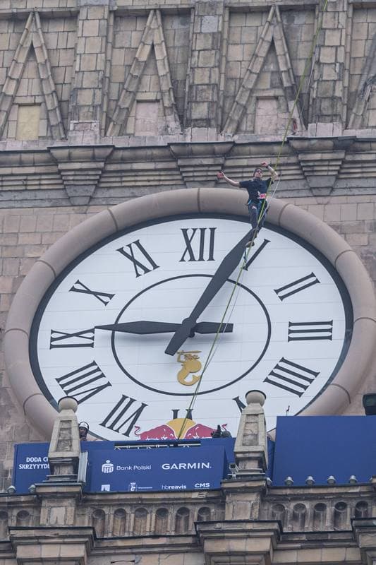 Slacklining. Red Bull Linia Czasu. Jaan Roose. 31.05.2026