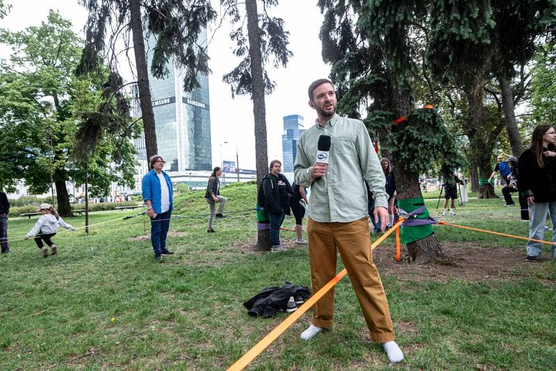 Slacklining. Red Bull Linia Czasu. Jaan Roose. 31.05.2026