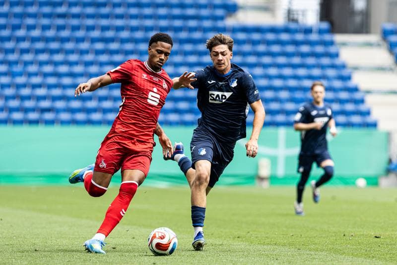 Football. U19-DFB-Nachwuchsliga A. TSG Hoffenheim U19 - 1. FC Koln U19. 31.05.2026