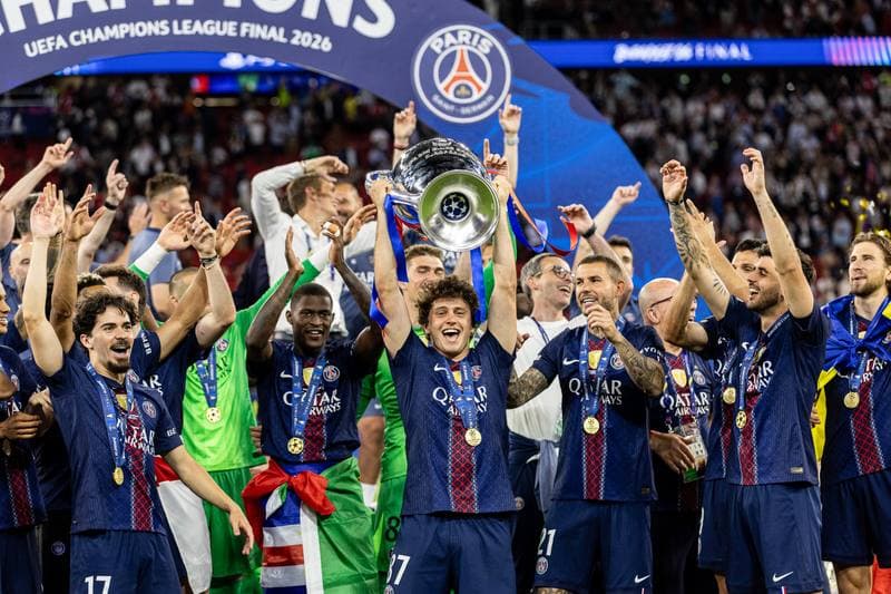 Football. UEFA Champions League. Medal Ceremony. 30.05.2026