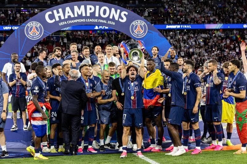 Football. UEFA Champions League. Medal Ceremony. 30.05.2026
