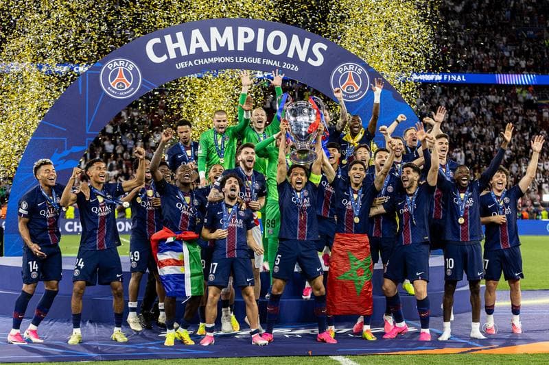 Football. UEFA Champions League. Medal Ceremony. 30.05.2026