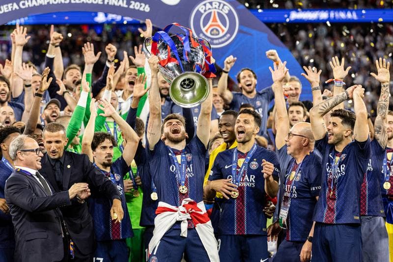 Football. UEFA Champions League. Medal Ceremony. 30.05.2026