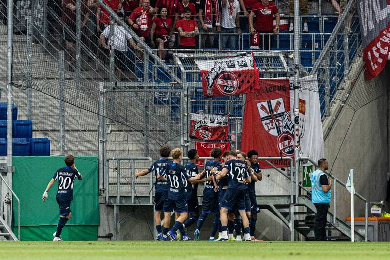Football. U19-DFB-Nachwuchsliga A. TSG Hoffenheim U19 - 1. FC Koln U19. 31.05.2026