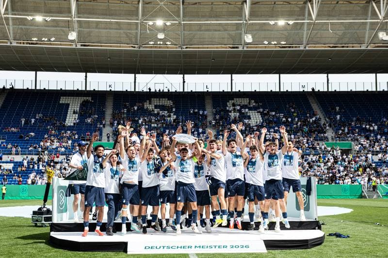 Football. U19-DFB-Nachwuchsliga A. TSG Hoffenheim U19 - 1. FC Koln U19. 31.05.2026