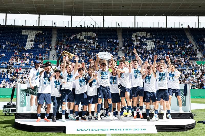 Football. U19-DFB-Nachwuchsliga A. TSG Hoffenheim U19 - 1. FC Koln U19. 31.05.2026