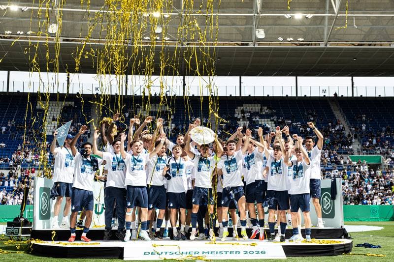 Football. U19-DFB-Nachwuchsliga A. TSG Hoffenheim U19 - 1. FC Koln U19. 31.05.2026