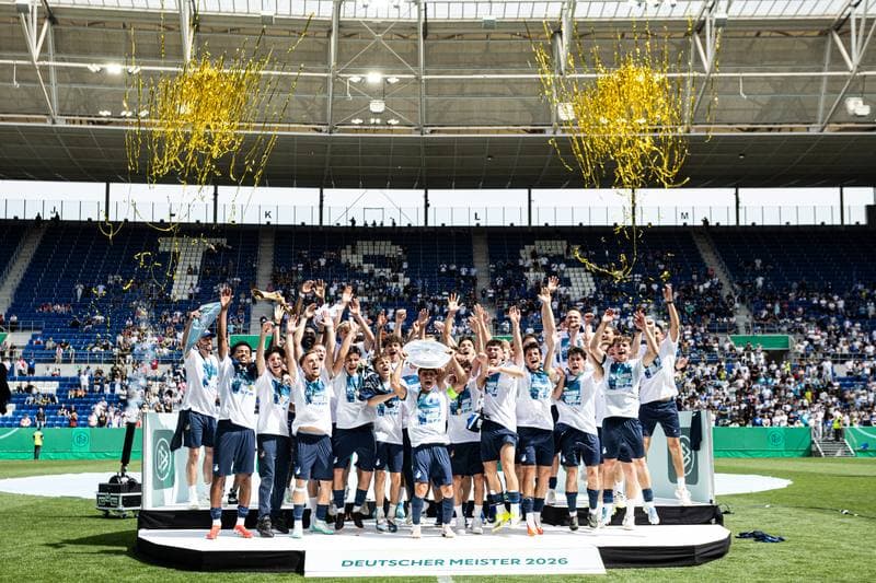 Football. U19-DFB-Nachwuchsliga A. TSG Hoffenheim U19 - 1. FC Koln U19. 31.05.2026