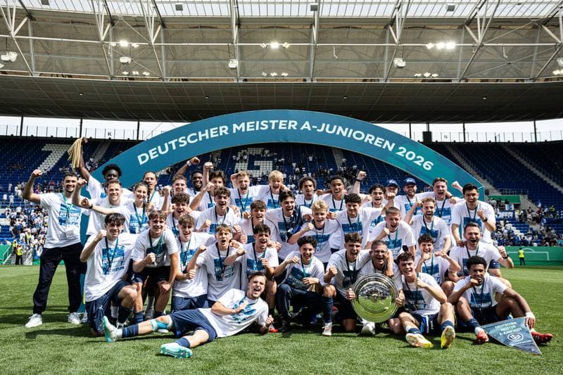 Football. U19-DFB-Nachwuchsliga A. TSG Hoffenheim U19 - 1. FC Koln U19. 31.05.2026