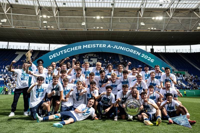 Football. U19-DFB-Nachwuchsliga A. TSG Hoffenheim U19 - 1. FC Koln U19. 31.05.2026