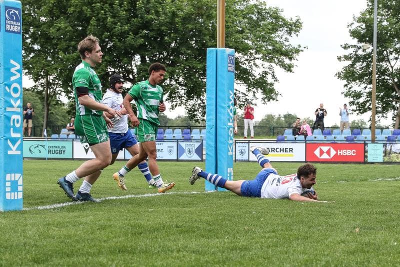 Rugby. Ekstraliga. Juvenia Krakow - Lechia Gdansk. 31.05.2026