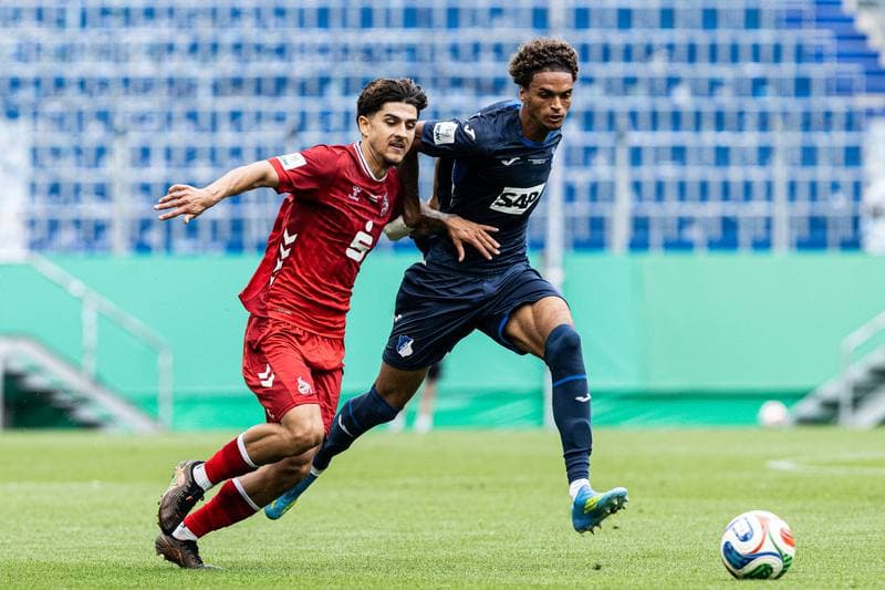 Football. U19-DFB-Nachwuchsliga A. TSG Hoffenheim U19 - 1. FC Koln U19. 31.05.2026