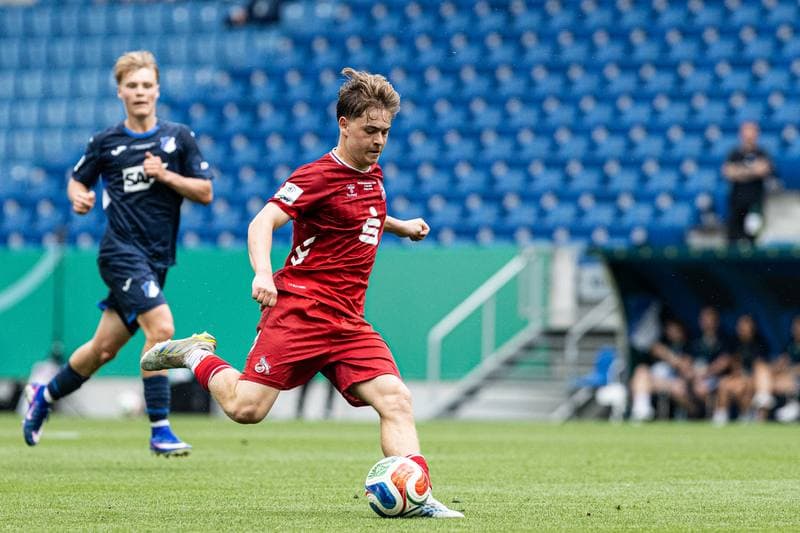 Football. U19-DFB-Nachwuchsliga A. TSG Hoffenheim U19 - 1. FC Koln U19. 31.05.2026